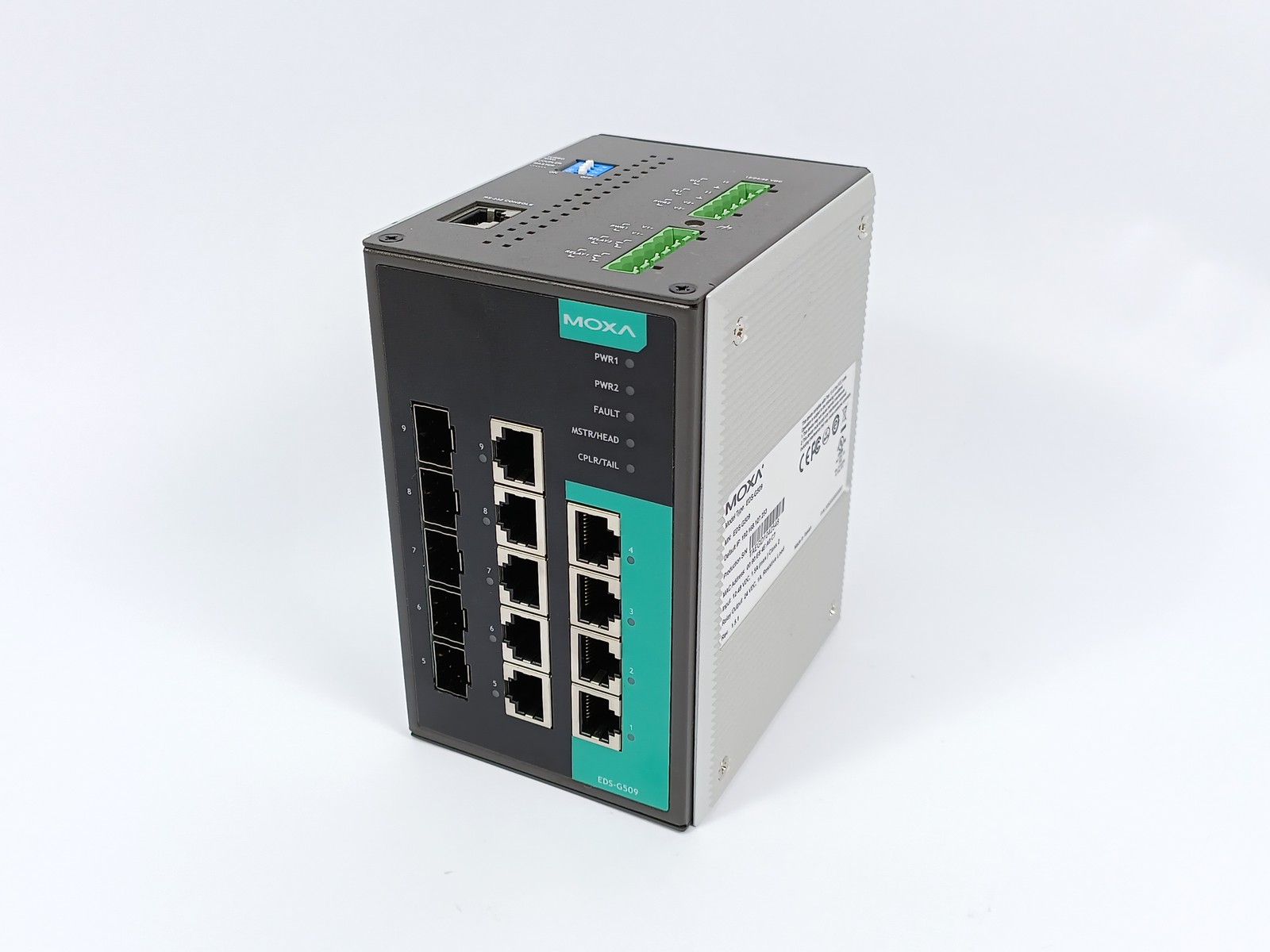 Moxa Eds-G509 Gigabit Etherdevice Switch, Layer 2 Managed Switch