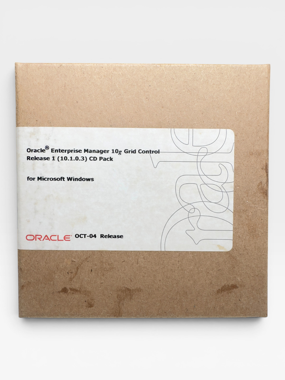 Oracle Enterprise Manager 10g Grid Control Release 1 CD Windows 10.1.0.3 OEM