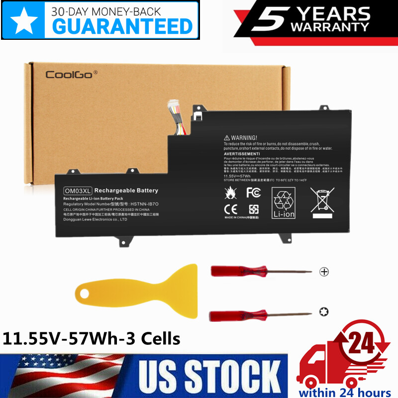 ✅Lot 10x OM03XL BATTERY FOR HP EliteBook x360 1030 G2 863280-855 HSN-I04C OM03