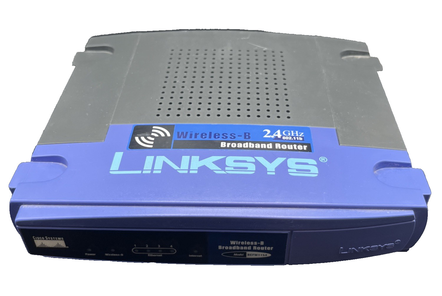 LINKSYS BEFW11S4 v.4 WIRELESS-B BROADBAND ROUTER 4 PORTS 2.4GHz Unit Only