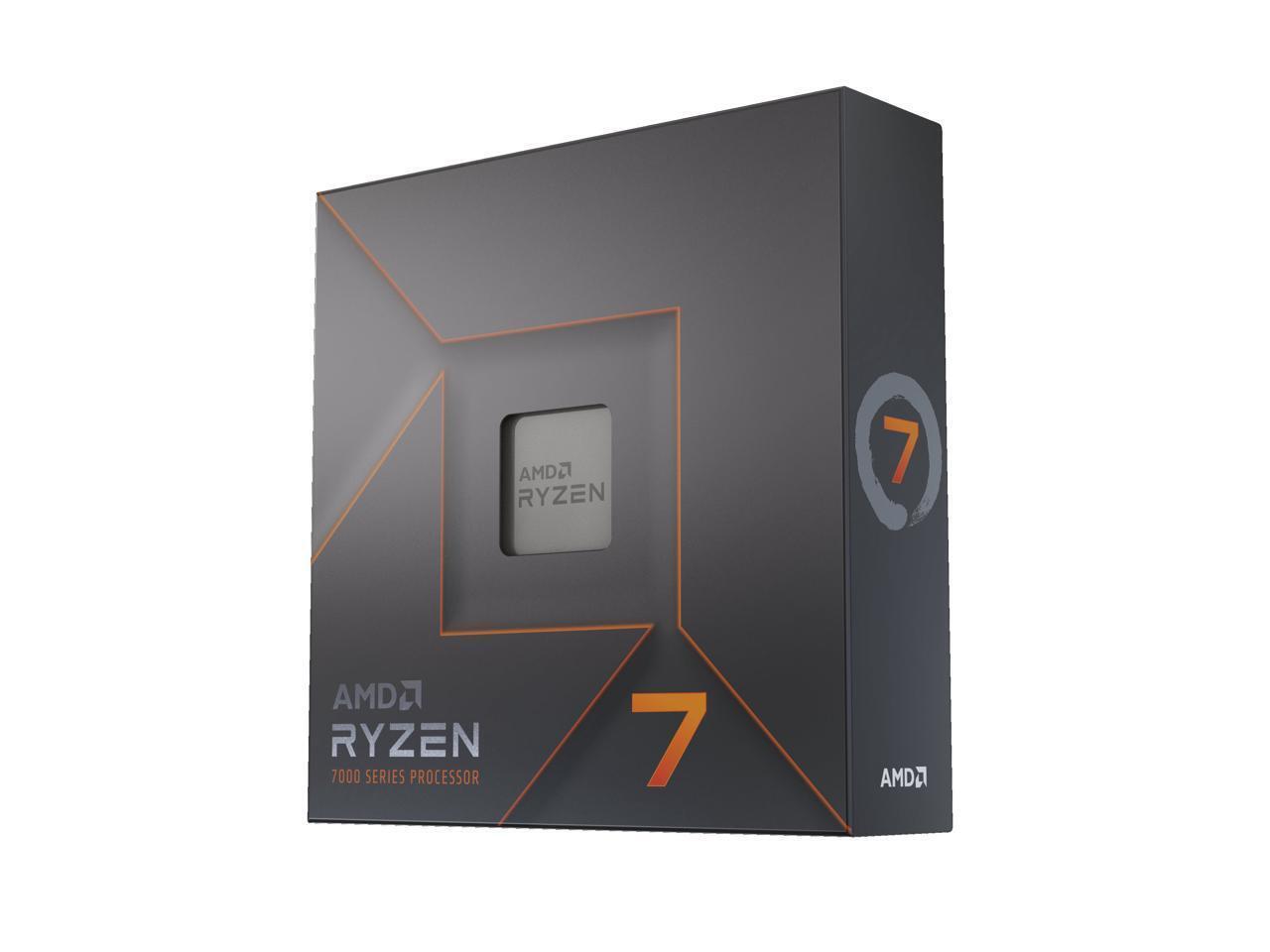 AMD Ryzen 7 7700X - 8-Core 4.5 GHz - Socket AM5 - 105W Desktop Processor (100-10
