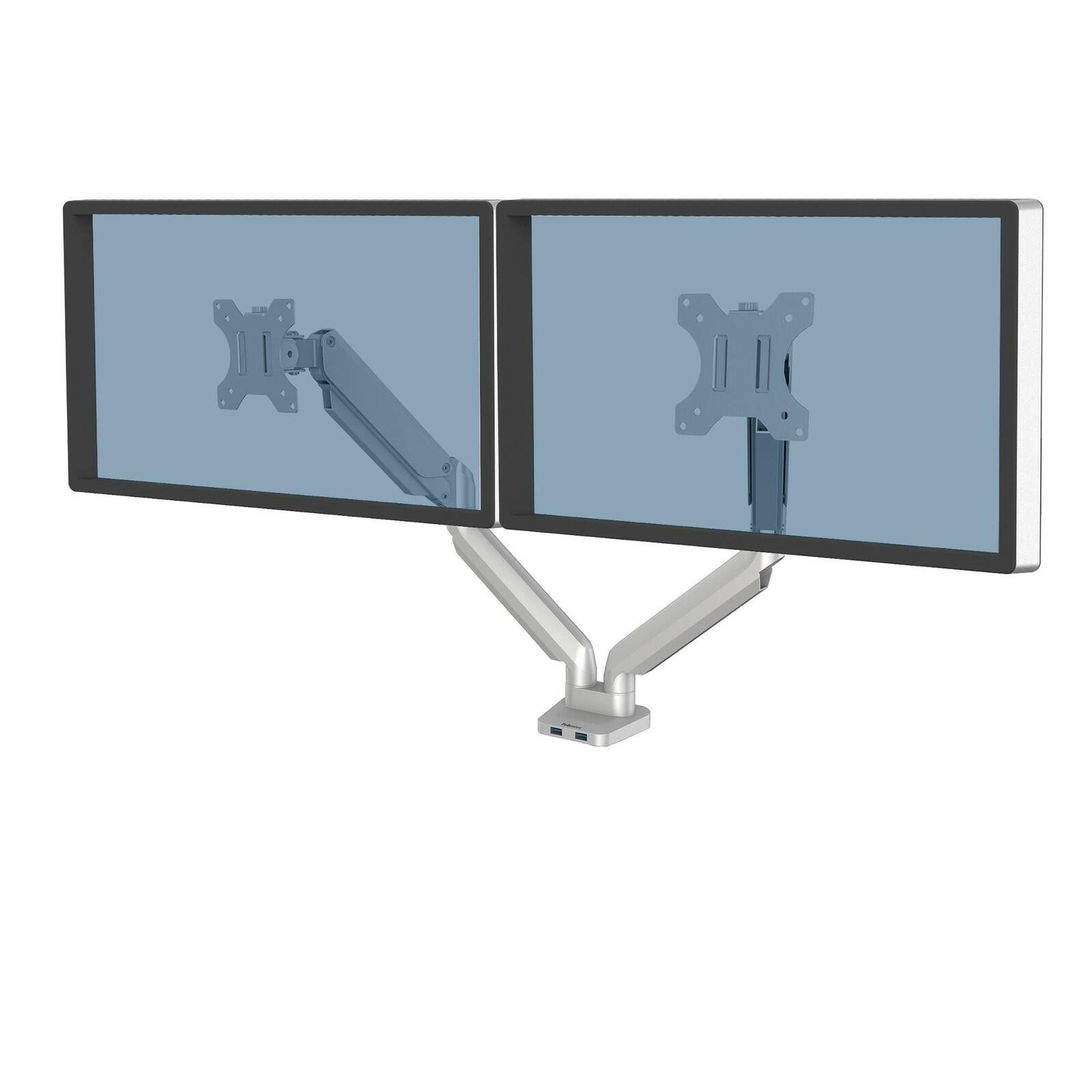 Fellowes Platinum Series Dual Monitor Arm for 40-Inch Monitors, Full Motion,