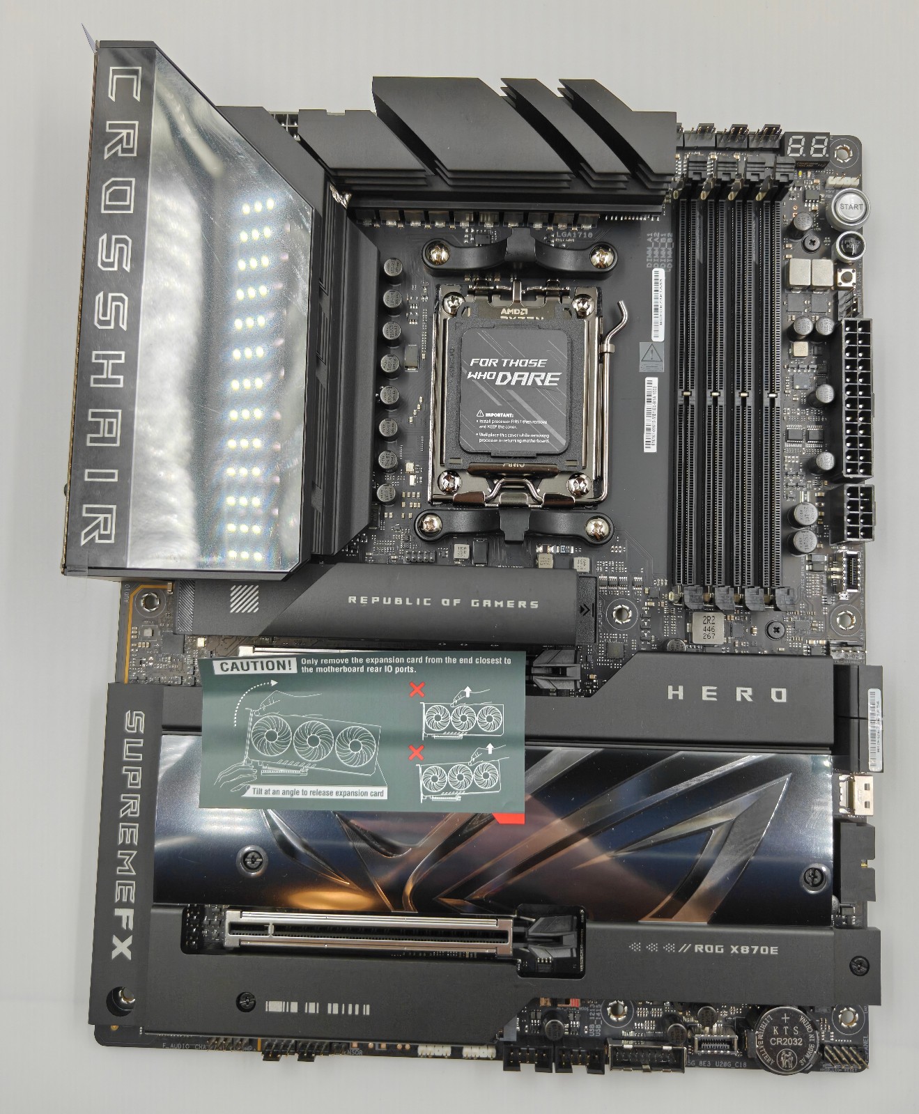 ASUS ROG Crosshair X870E Hero AMD ATX Motherboard NEW