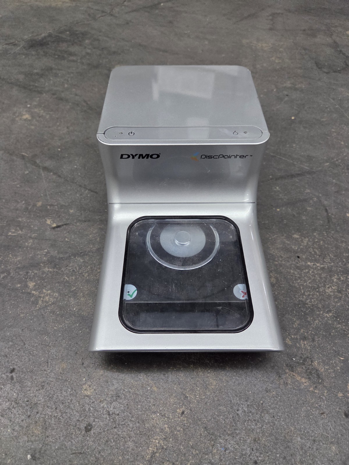 Dymo 93448 DiscPainter CD/DVD Color Inkjet Printer NO Cables FOR PARTS
