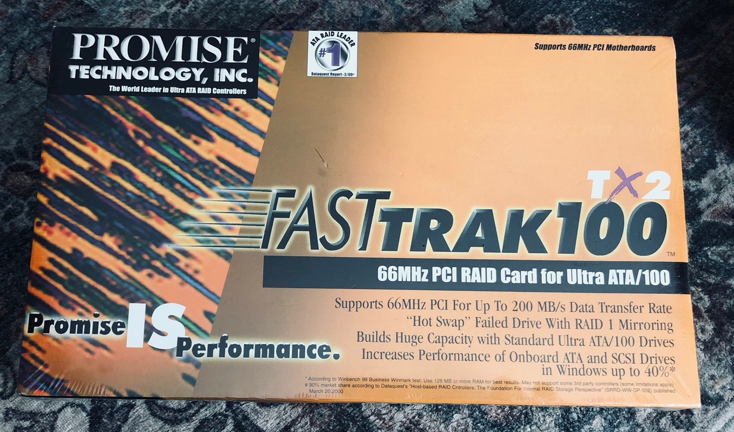 PROMISE Technology FASTTRAK 100 TX2 C Raid Controller Card Ultra ATA/100 NEW