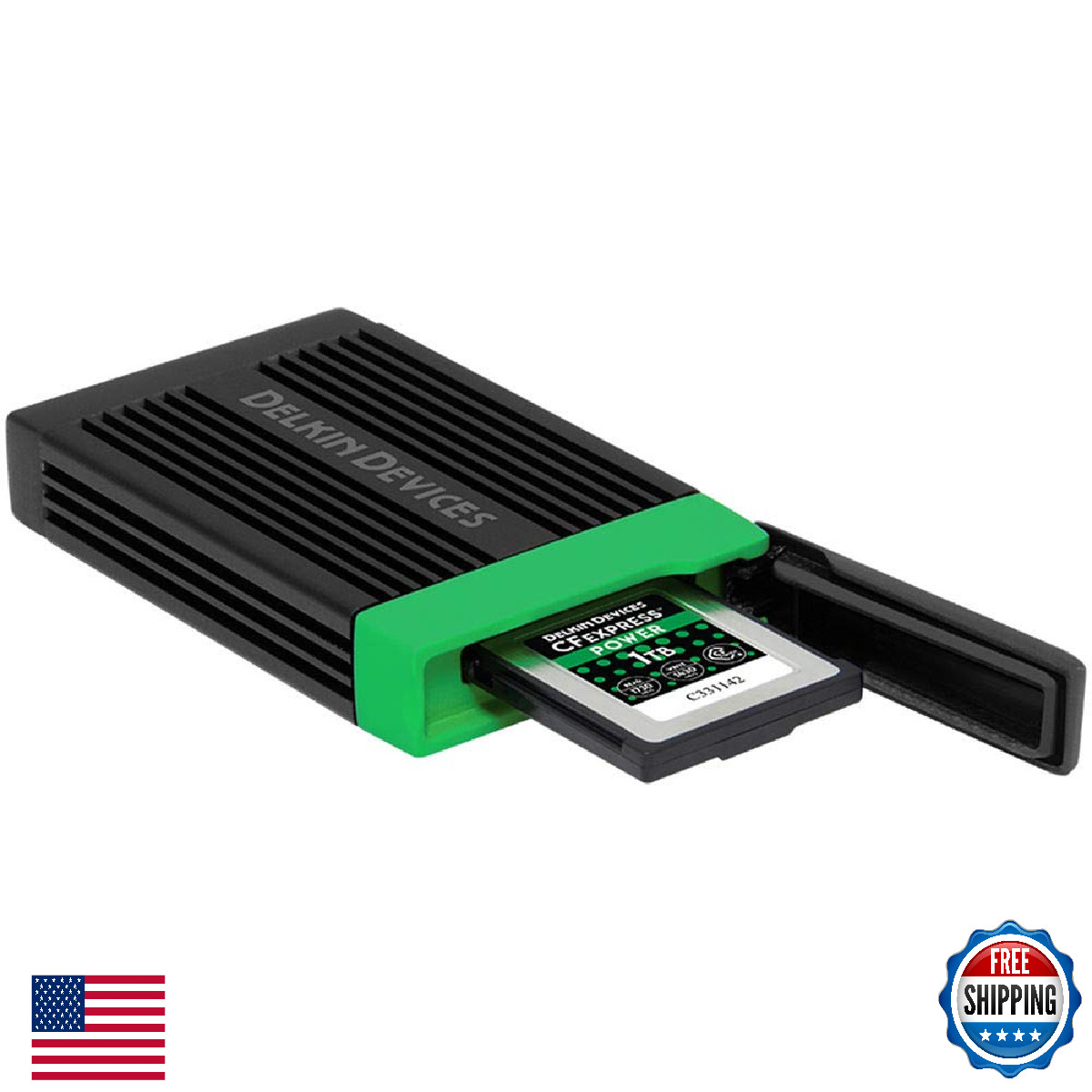 Delkin Devices USB 3.2 CFexpress Type B Card Reader High-Speed 10Gbps Data Trans