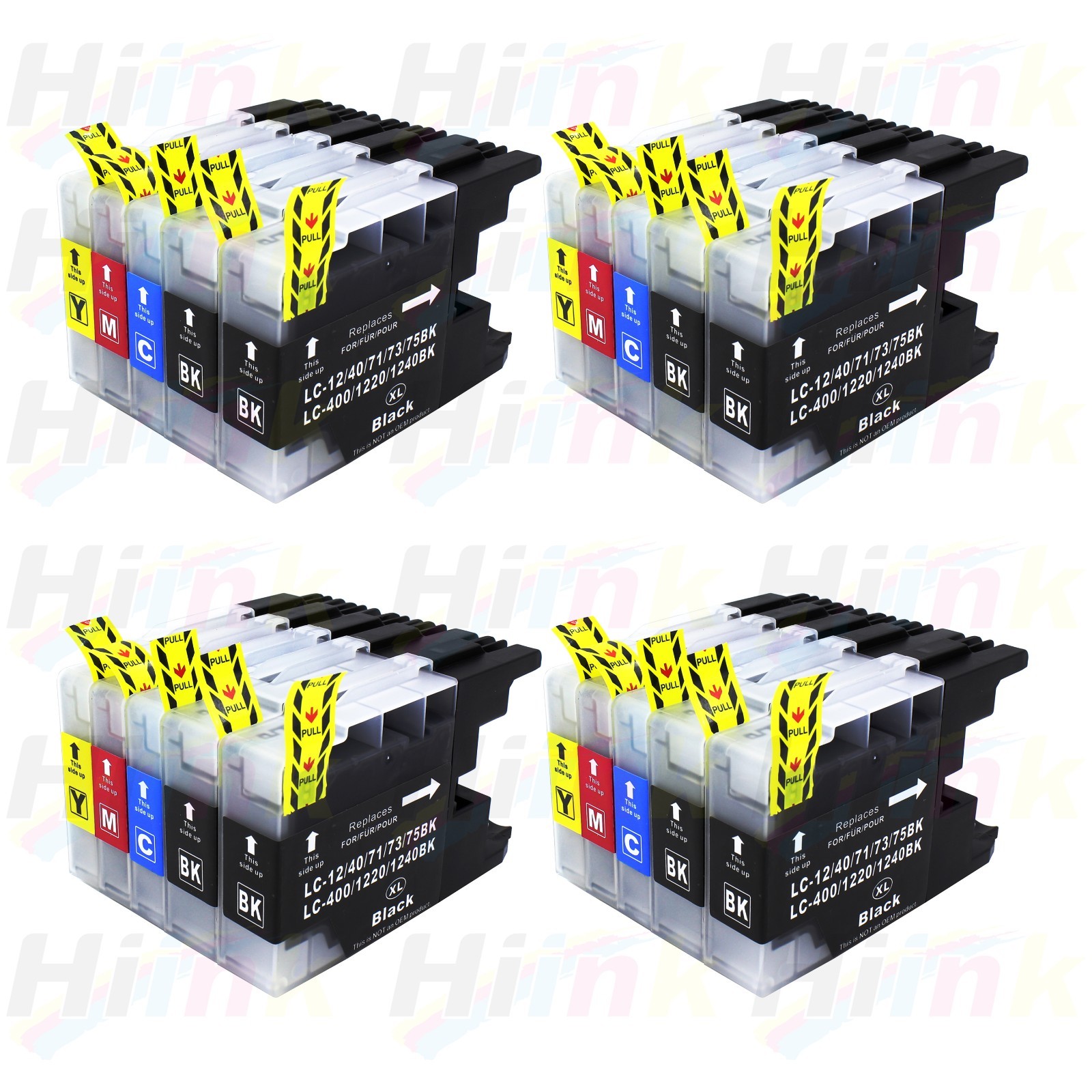 20PK LC75 XL Ink Compatible for MFC-J430w MFC-J825DW MFC-J835W MFC-J625DWPrinter