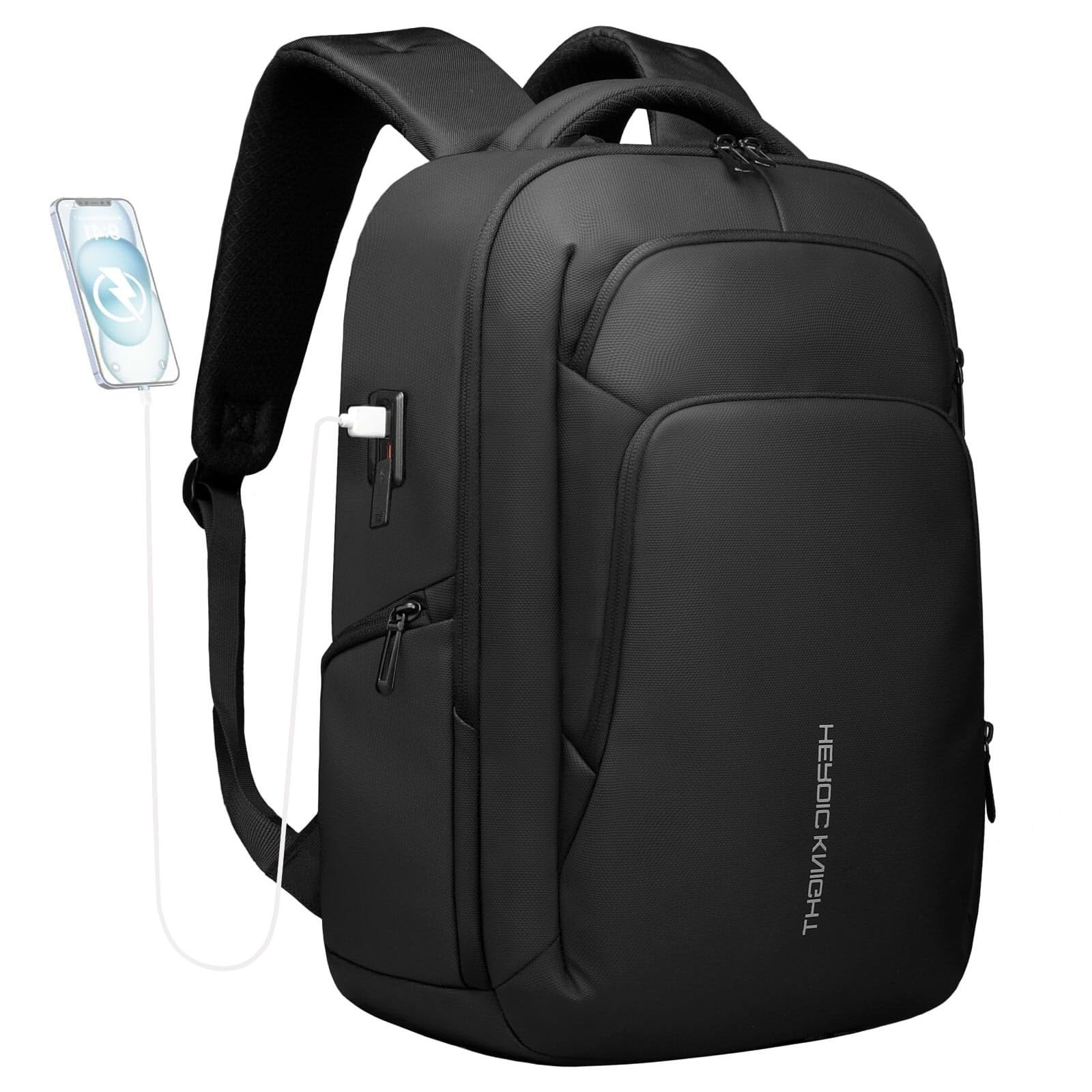 17.3 Inch Laptop Backpack for Travel Work Office Laptop, Black 