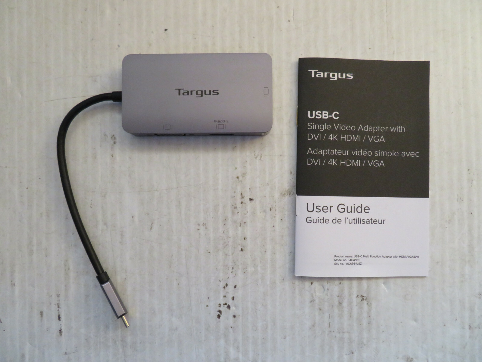 Targus ACA961 USB-C Multi Video Adapter (VGA / DVI / HDMI) ACA961USZ