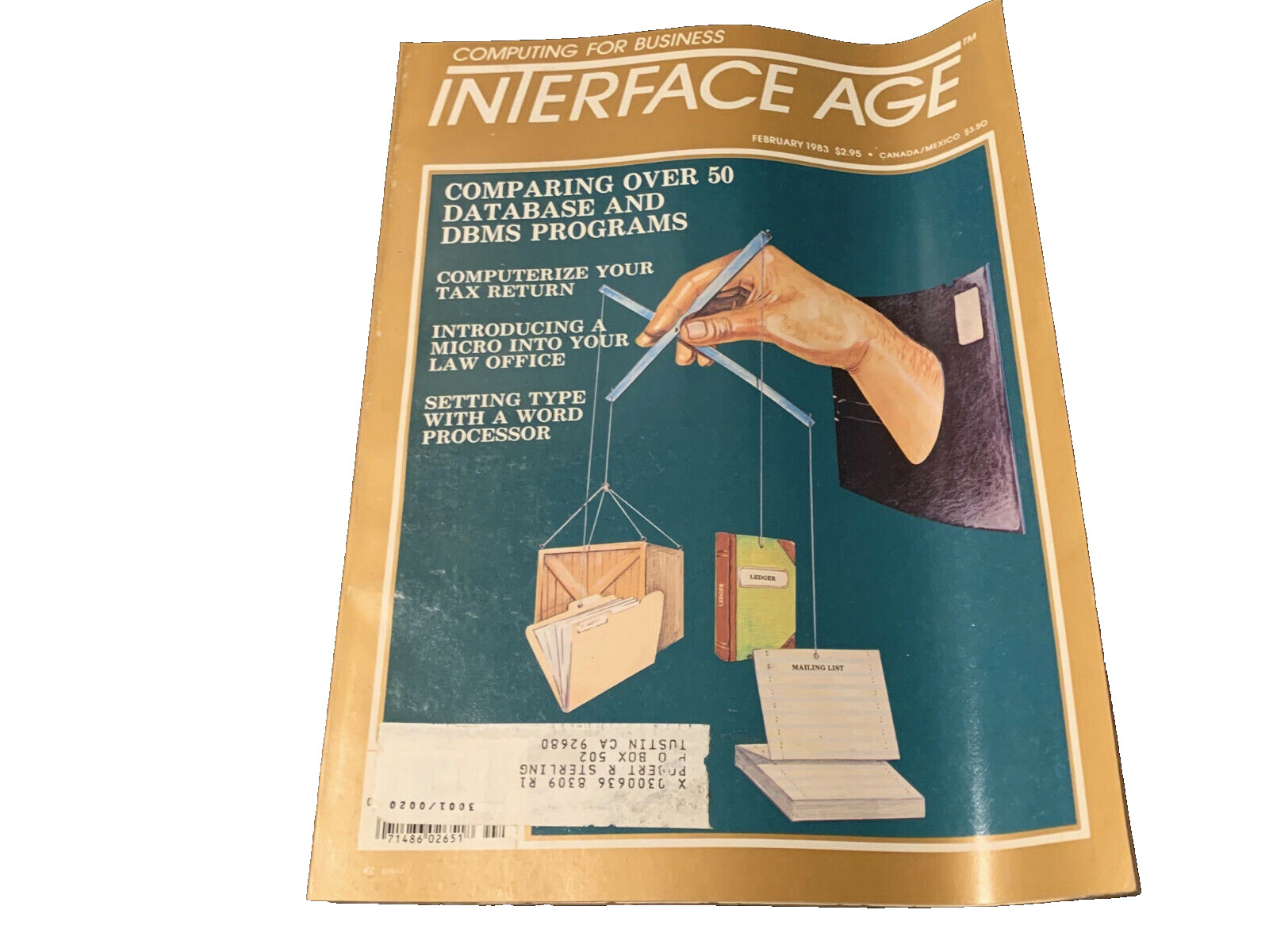 INTERFACE AGE MAGAZINE VINTAGE FEB 1983 RARE LAST ONE 