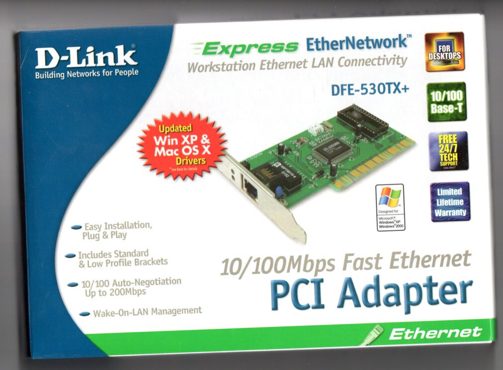 D-Link Network Card PCI 10/100 Mbps NOS