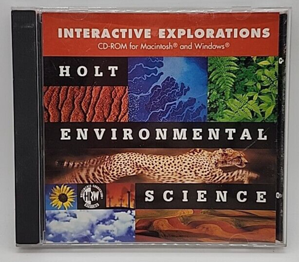 Holt Environmental Science by Arms (1998, CD-ROM)