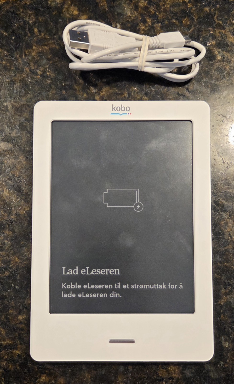 New Kobo N905 Wireless eReader Touch Edition eBook Blue Quilt 6" 