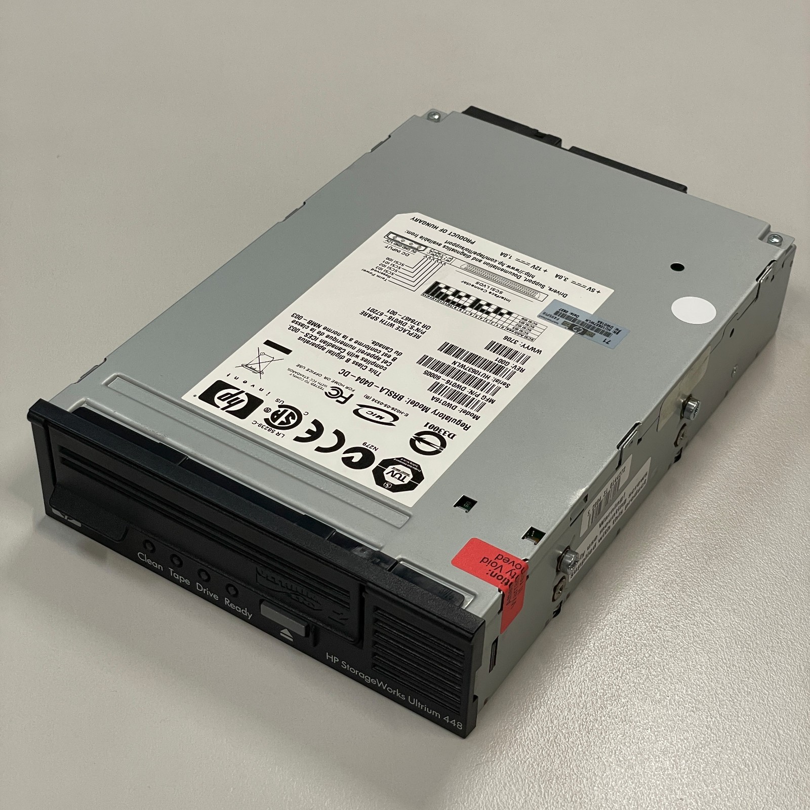 Genuine HP StorageWorks Ultrium 448 LTO-2 SCSI LVD Tape Drive DW016A 378467-001