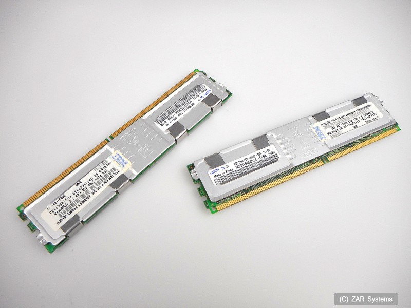 IBM 4GB KIT (2x2GB) CL5 ECC DDR2 PC2-5300 DUAL RANK, 46C7419 / 43X5060