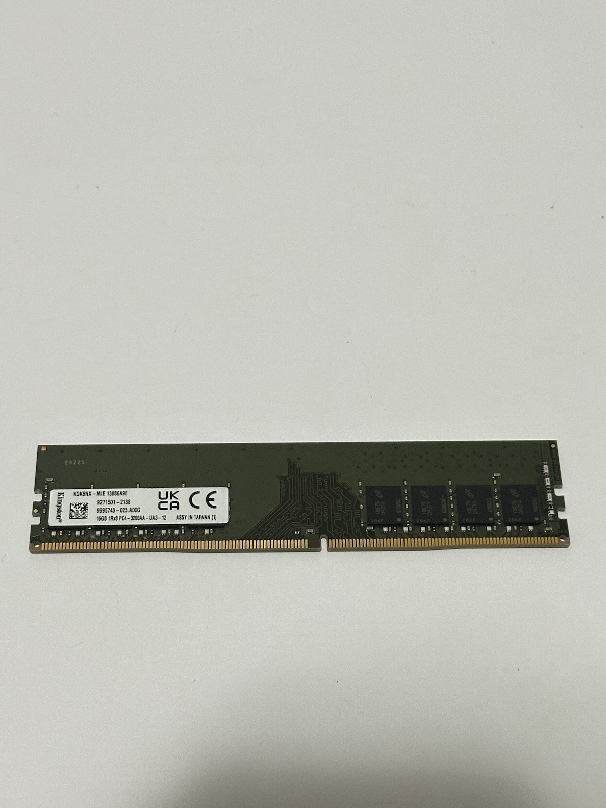 KINGSTON 16GB 1Rx8 PC4-3200AA  DESKTOP MEMORY KDK8NX-MIF