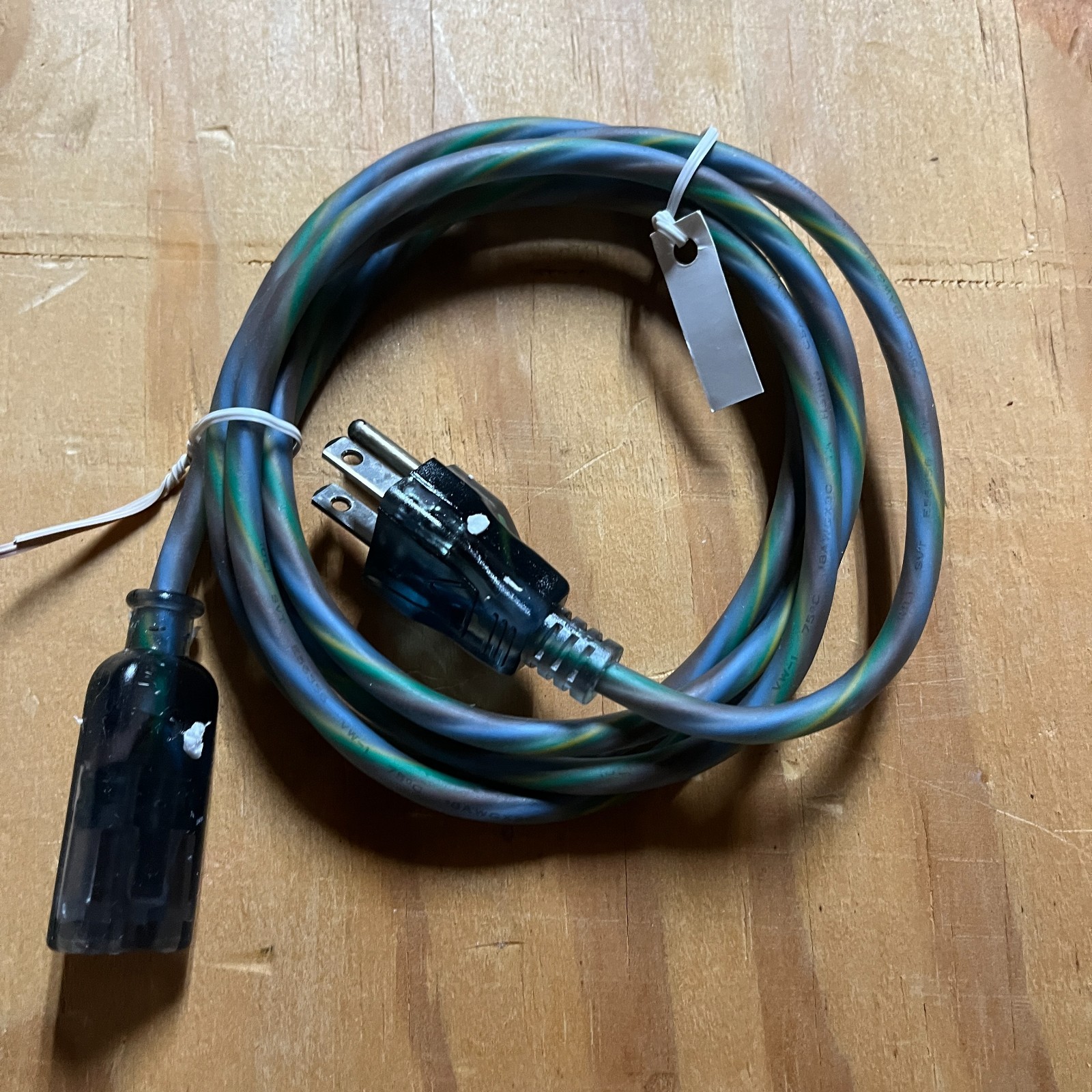 Genuine OEM Rainbow Apple iMac Volex Transparent 6ft Power Cord PS204 E62405SP