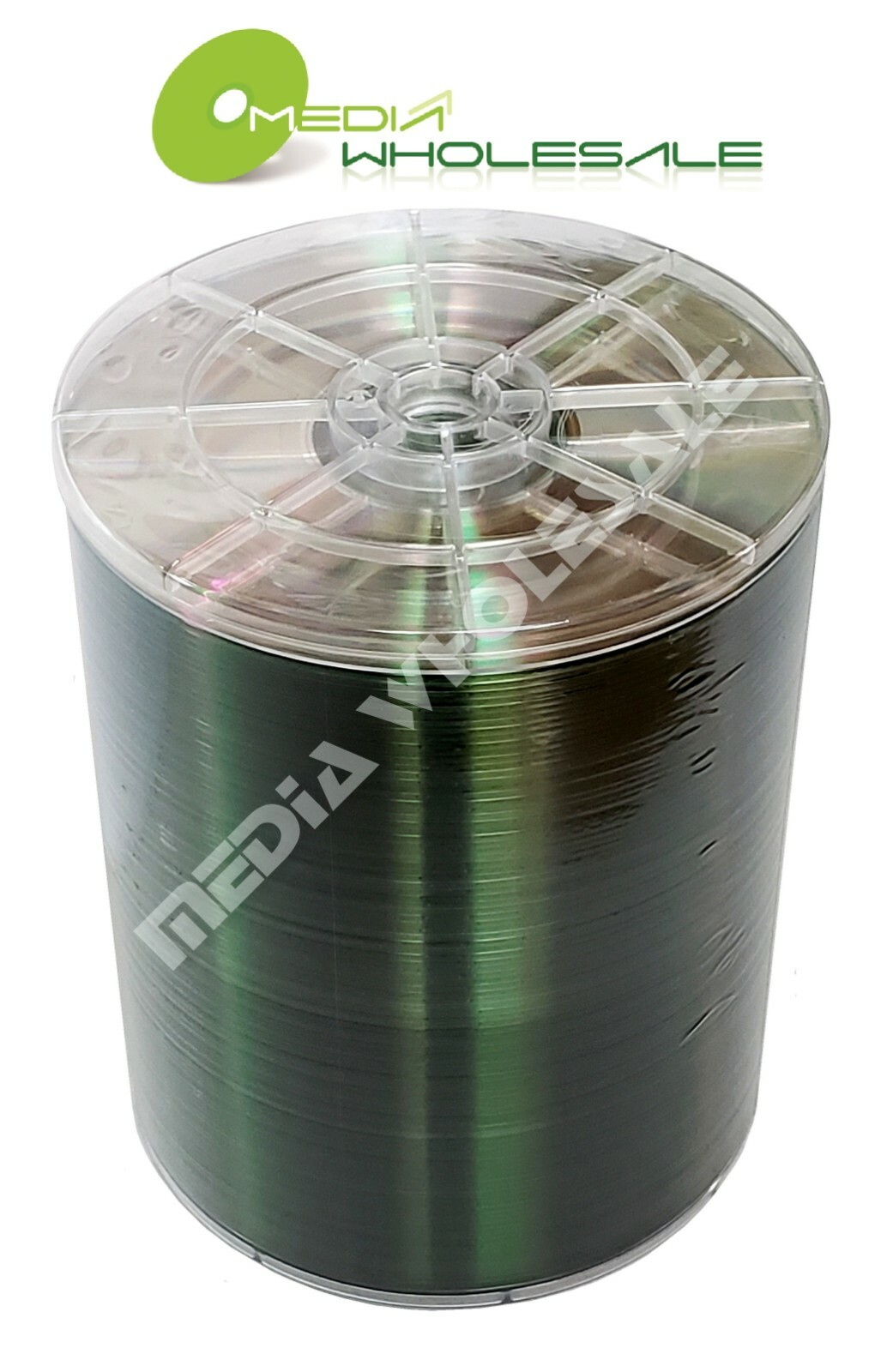 100 Verbatim CD-R CD Silver Shiny Top 52X 700MB Recordable Blank Disc No Logo