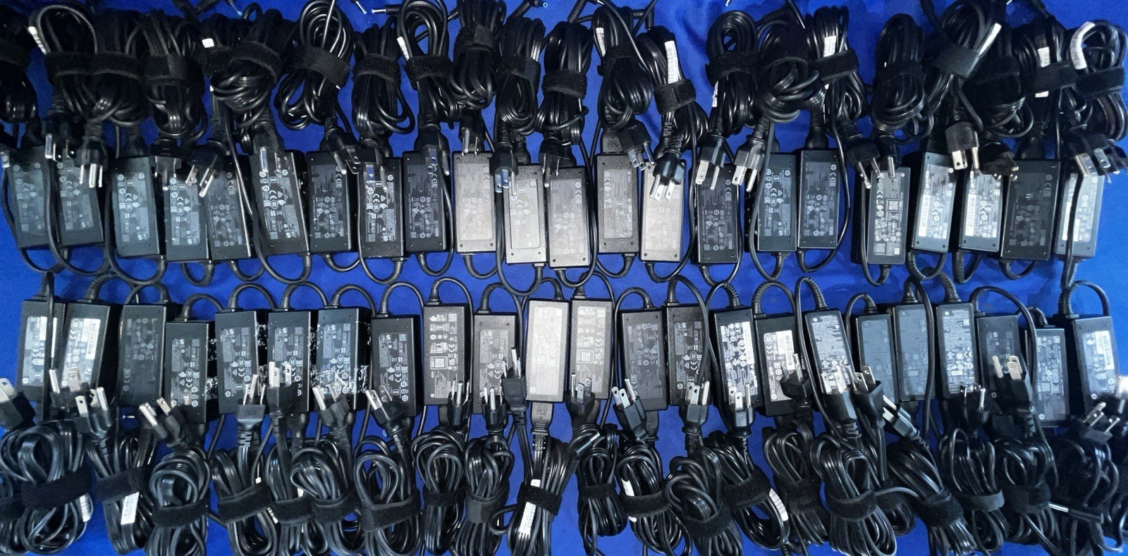 Genuine HP 45W For EliteBook ProBook Laptop Charger Adapter Blue Tip - Lot of 45