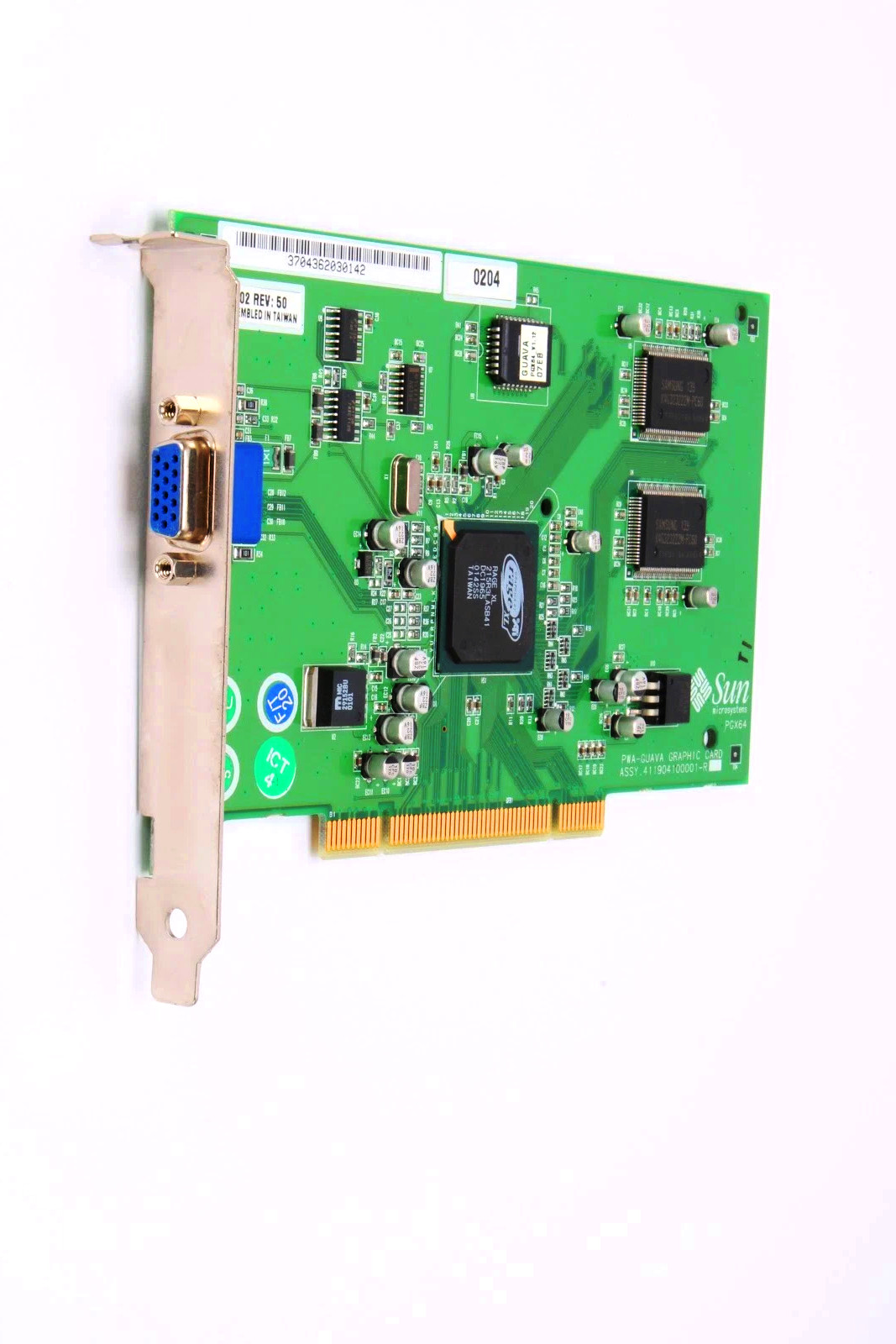 8MB PCI Sun Microsystems PWA-GUAVA Graphics Card
