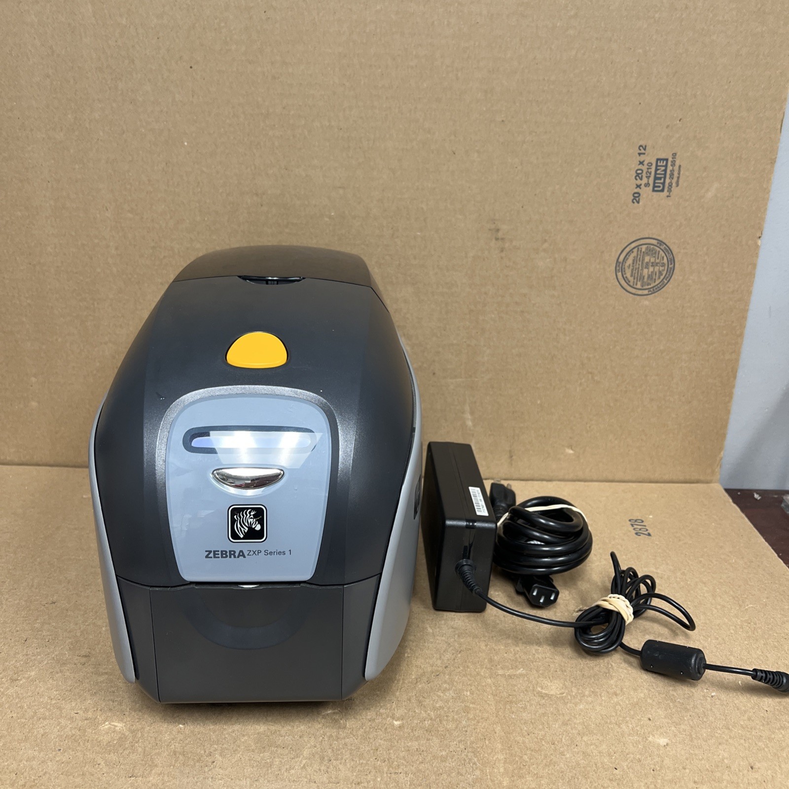 Zebra ZXP Series 1 ID Card Printer Single Side USB Network 431 PRINTS - B (22D)