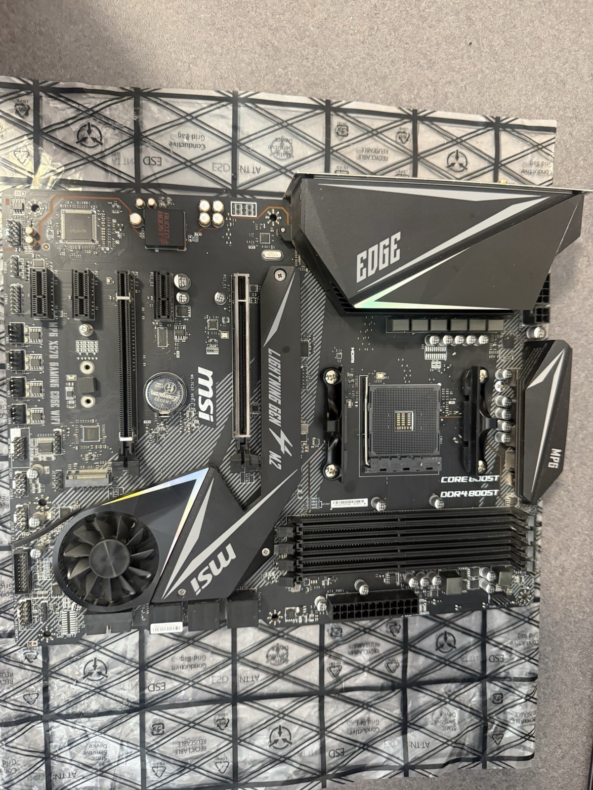 MSI MPG X570 Gaming Edge WiFi ATX AM4 Socket *Read Disc*