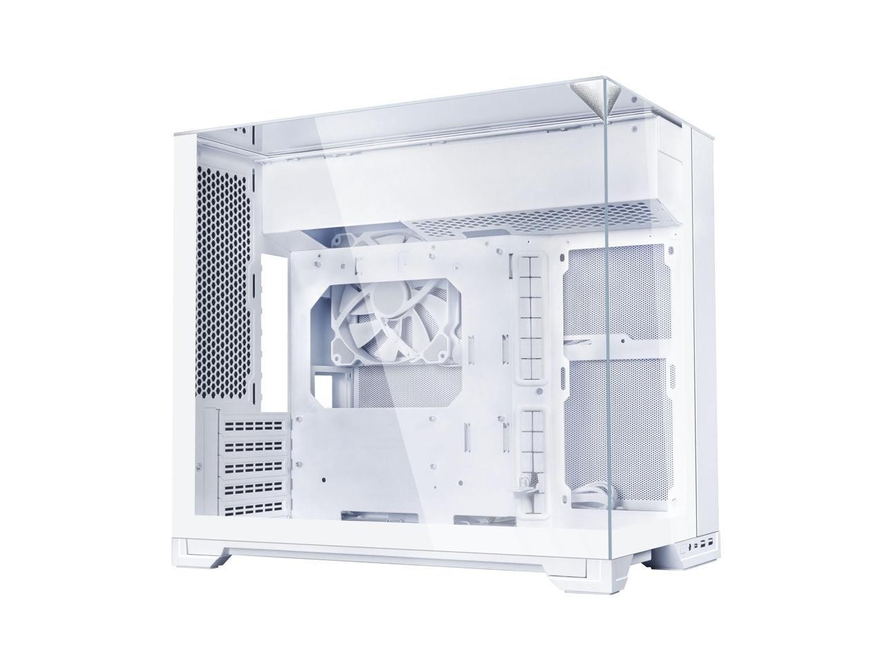 Lian Li O11 Vision-M - mATX Mid Tower PC Case with 140mm Fan - Hidden AIO Design