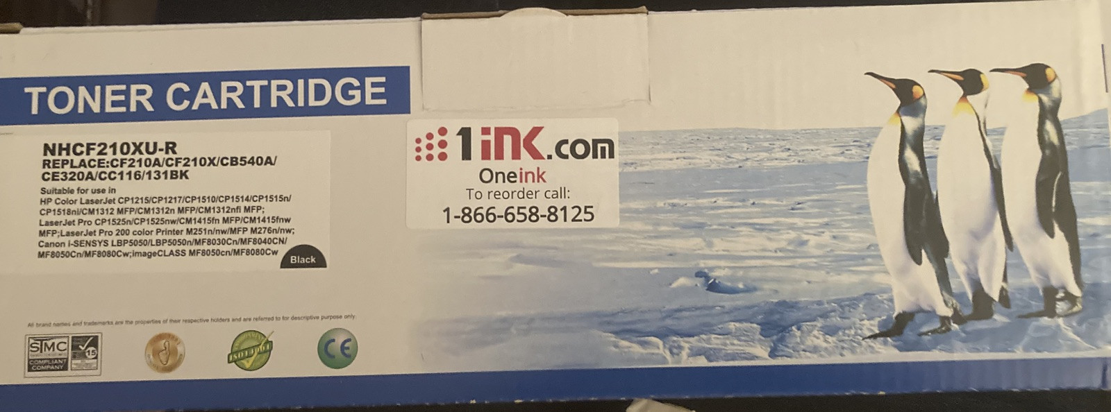 Generic Toner Cartridge Replacement NHCF210XU-R Black HP CF210A/CF210X/CB540A