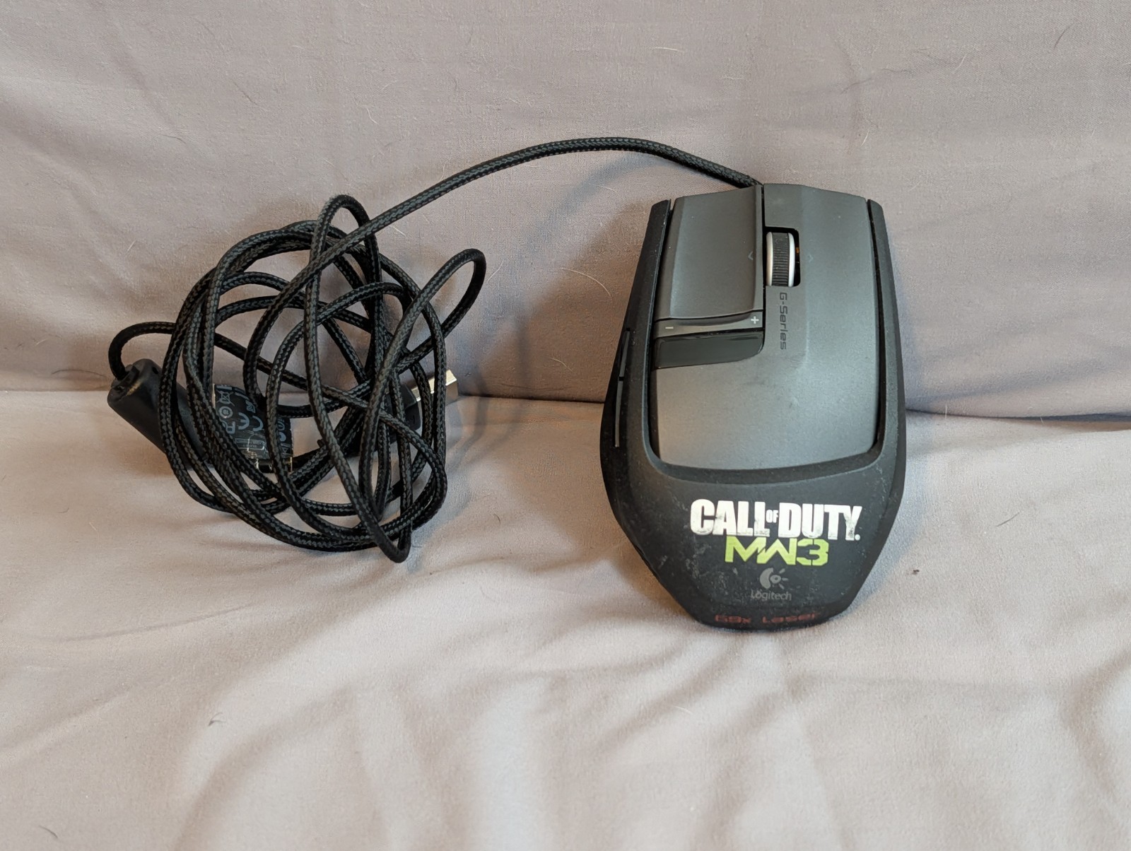 Logitech G9x Laser Mouse MW3 Modern Warfare 3 - Weights Included - Tested 