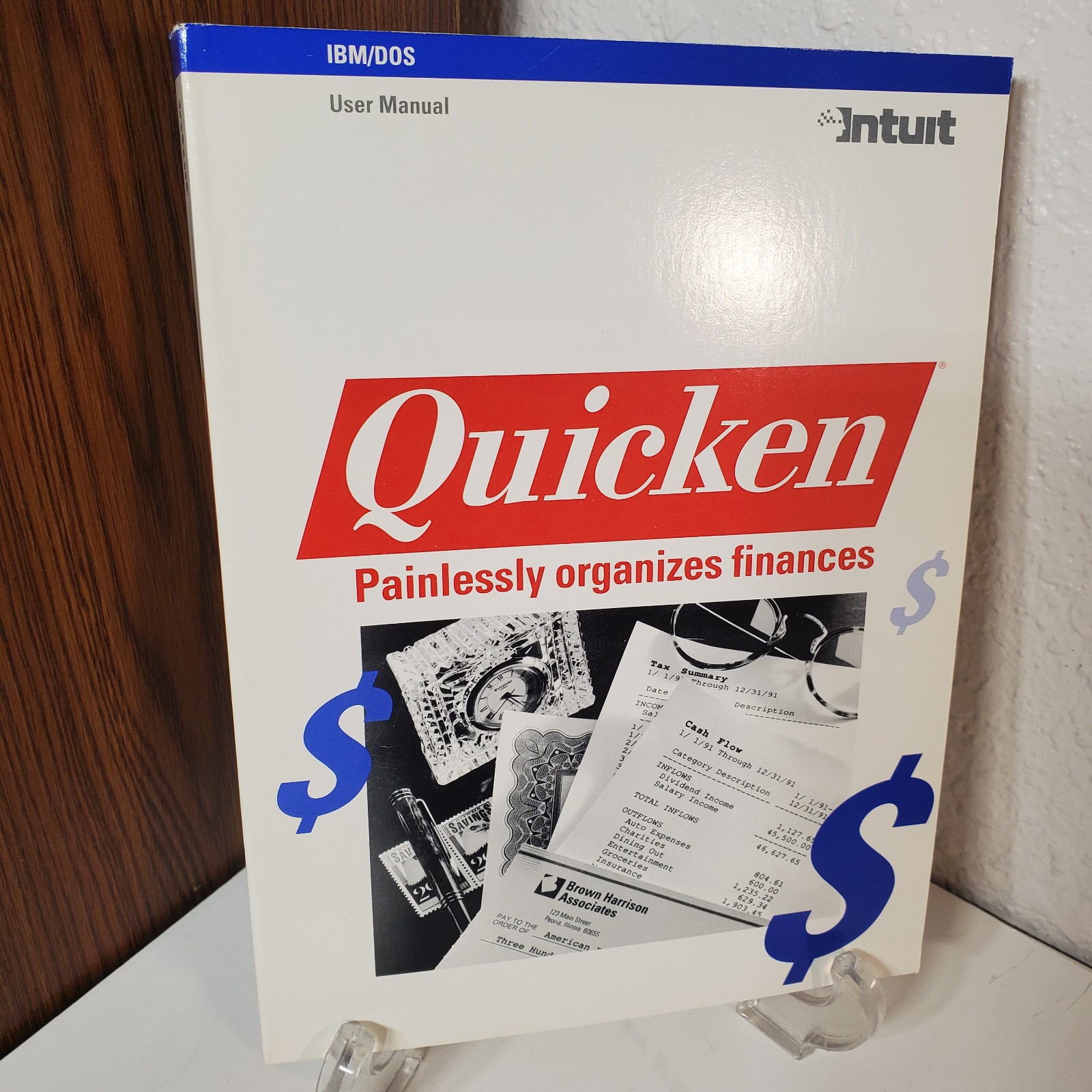 Vintage Intuit Quicken USER MANUALS IBM, PC Compatibles, No Discs