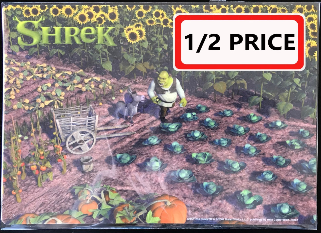 Rare Shrek Dreamworks Mousepad Made in Japan 2001 Vintage Collector’s Item