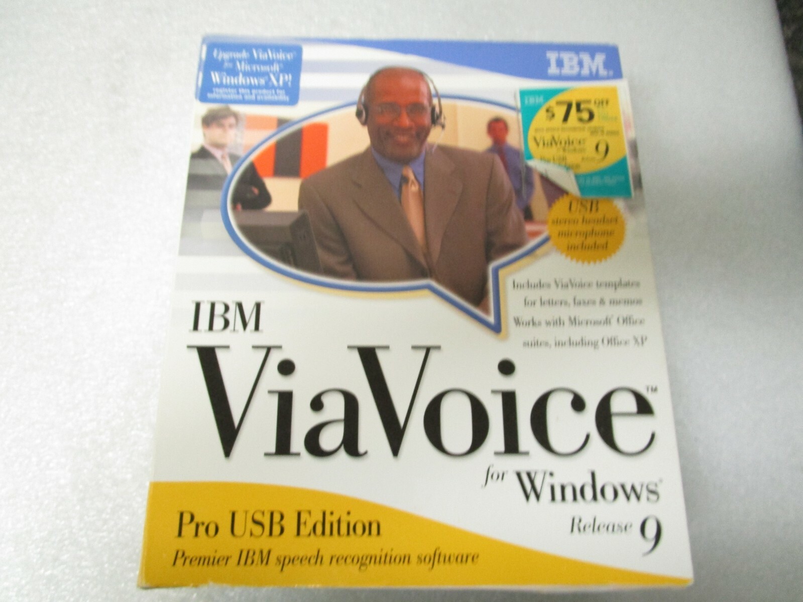  IBM ViaVoice for Windows Release 9 Pro USB Edition Speech Recognition - Sealed