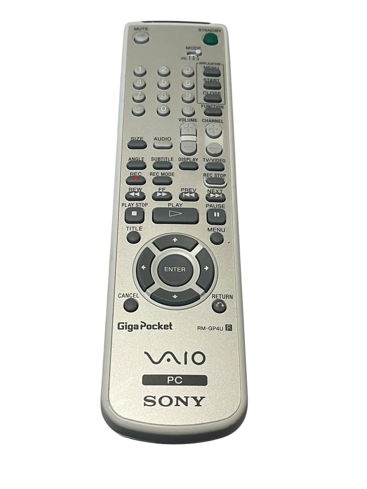 Genuine Original Sony VAIO PC Remote Control RM-GP4U Tested Working