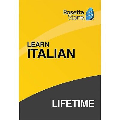 Rosetta Stone Lifetime Italian (Hardcover)