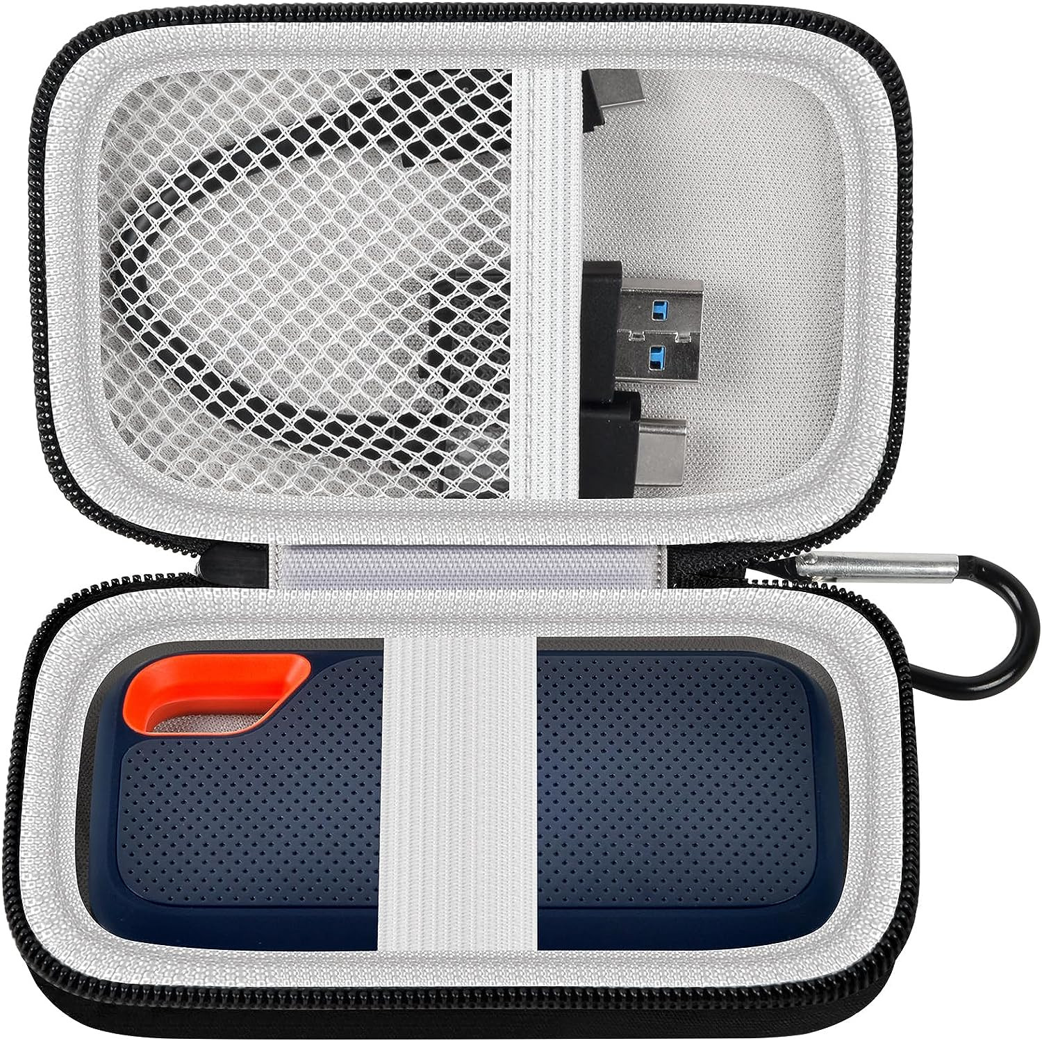 Hard Case Compatible with Sandisk 500GB/ 1TB/ 2TB/ 4TB Extreme Portable SSD - up