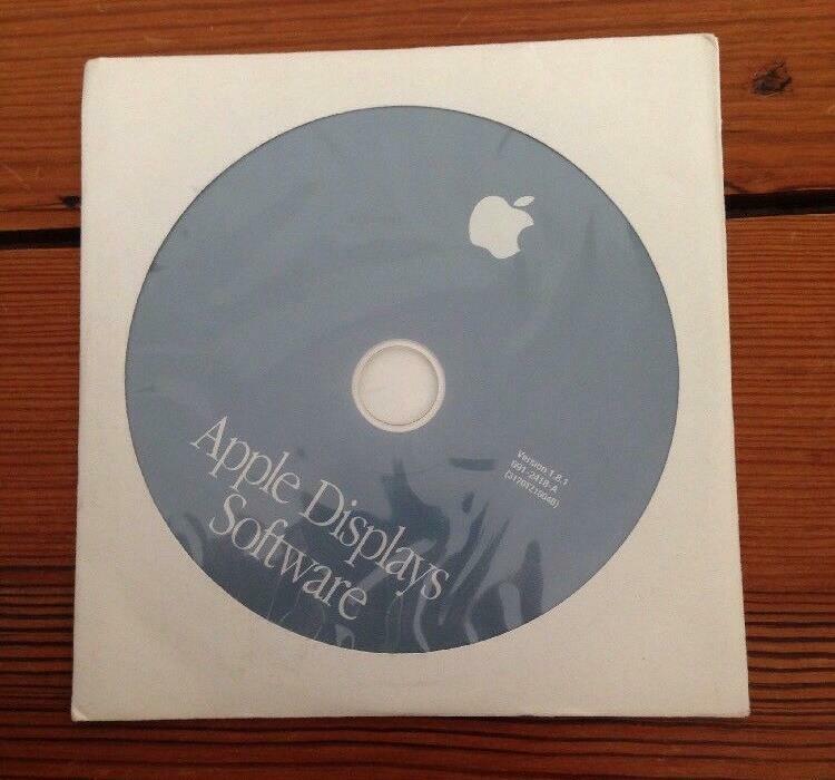 New Sealed 1999 Macintosh Mac Displays Software CD v1.8.1 Studio Display 21 CRT