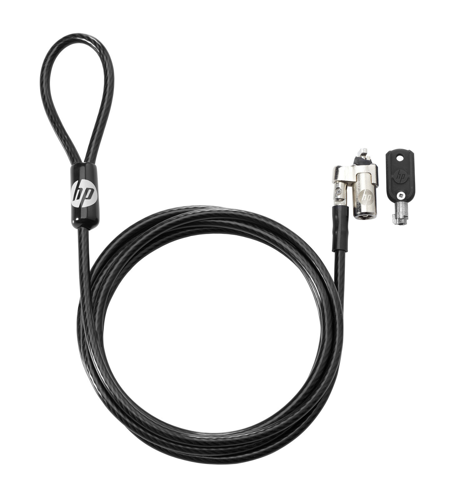 HP Ultraslim Keyed Cable Lock 1.8m Black Cable Lock NEW