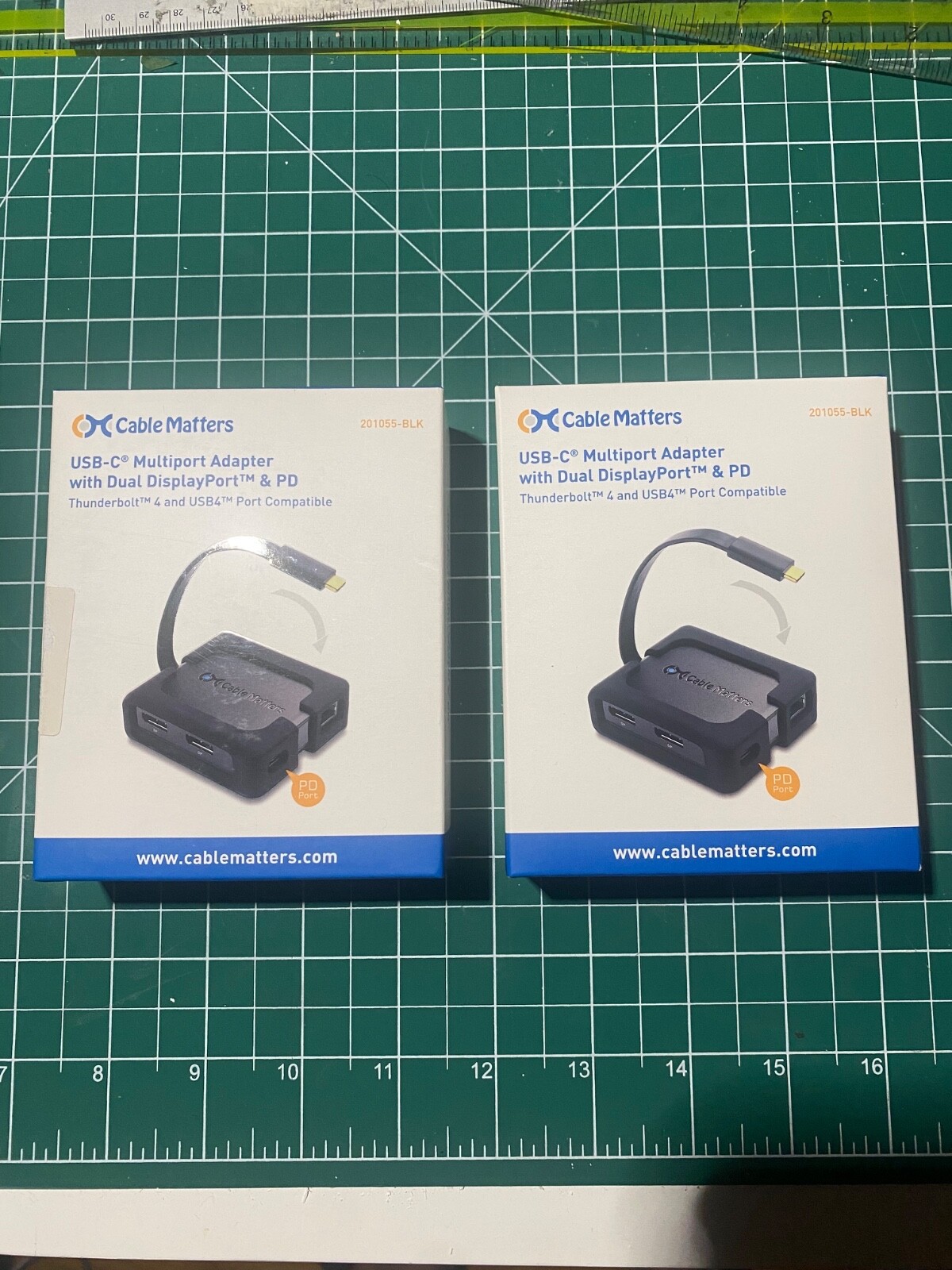 Cable Matters - USB-C Multiport Adapter With Dual DisplayPort & PD - NEW