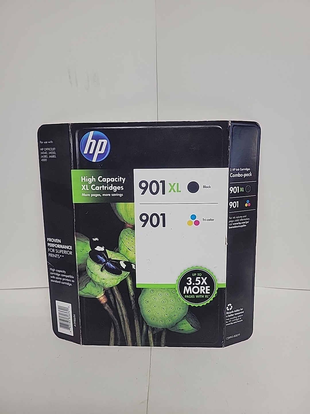 NEW HP 901XL/901 Black/Tri-Color Combo Pack Ink Cartridges *EXPIRED 
