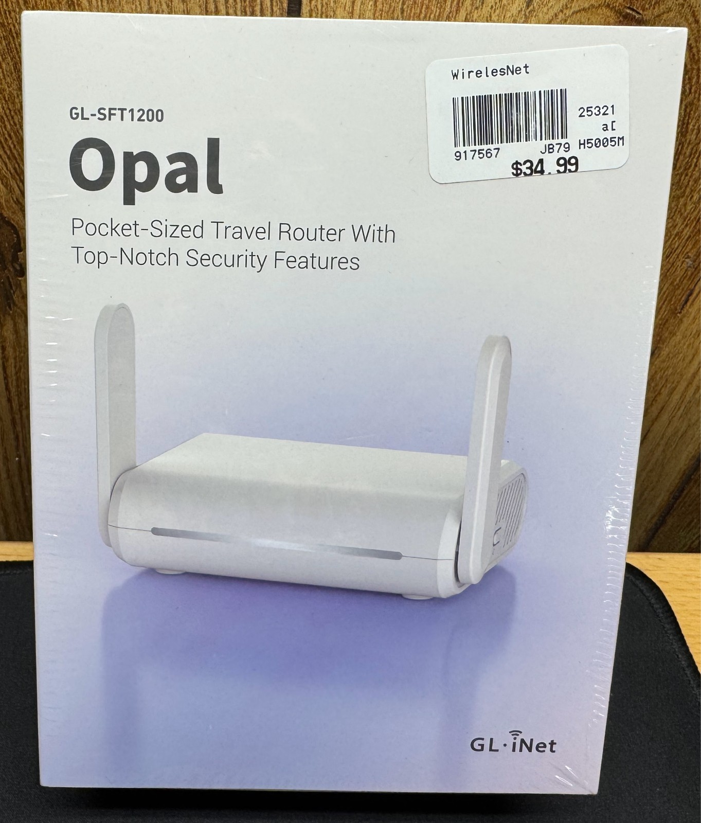 GL-SFT1200 (Opal) Secure Travel Wifi Router – AC1200 Dual Band Gigabit