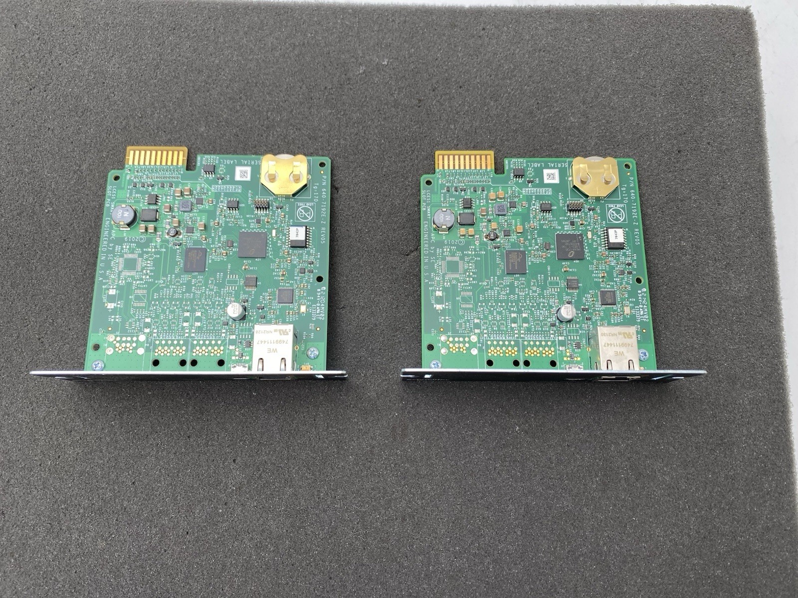 Lot of 2 APC Schneider Electric AP9640 Network Management Card 3 Adapter