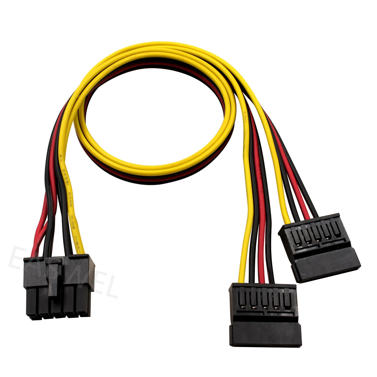 10pin to Dual SATA Hard Driver Power Adapter Cable 40cm for HP DL380G6/G7 Server