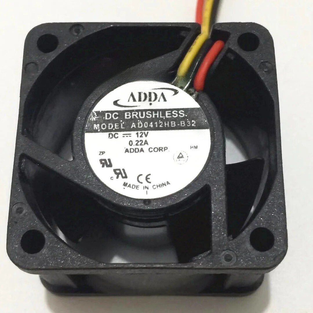 One ADDA AD0412HB-B32 DC 12V 0.22A 40*40*28mm Server Cooling Fan Fast Shipping