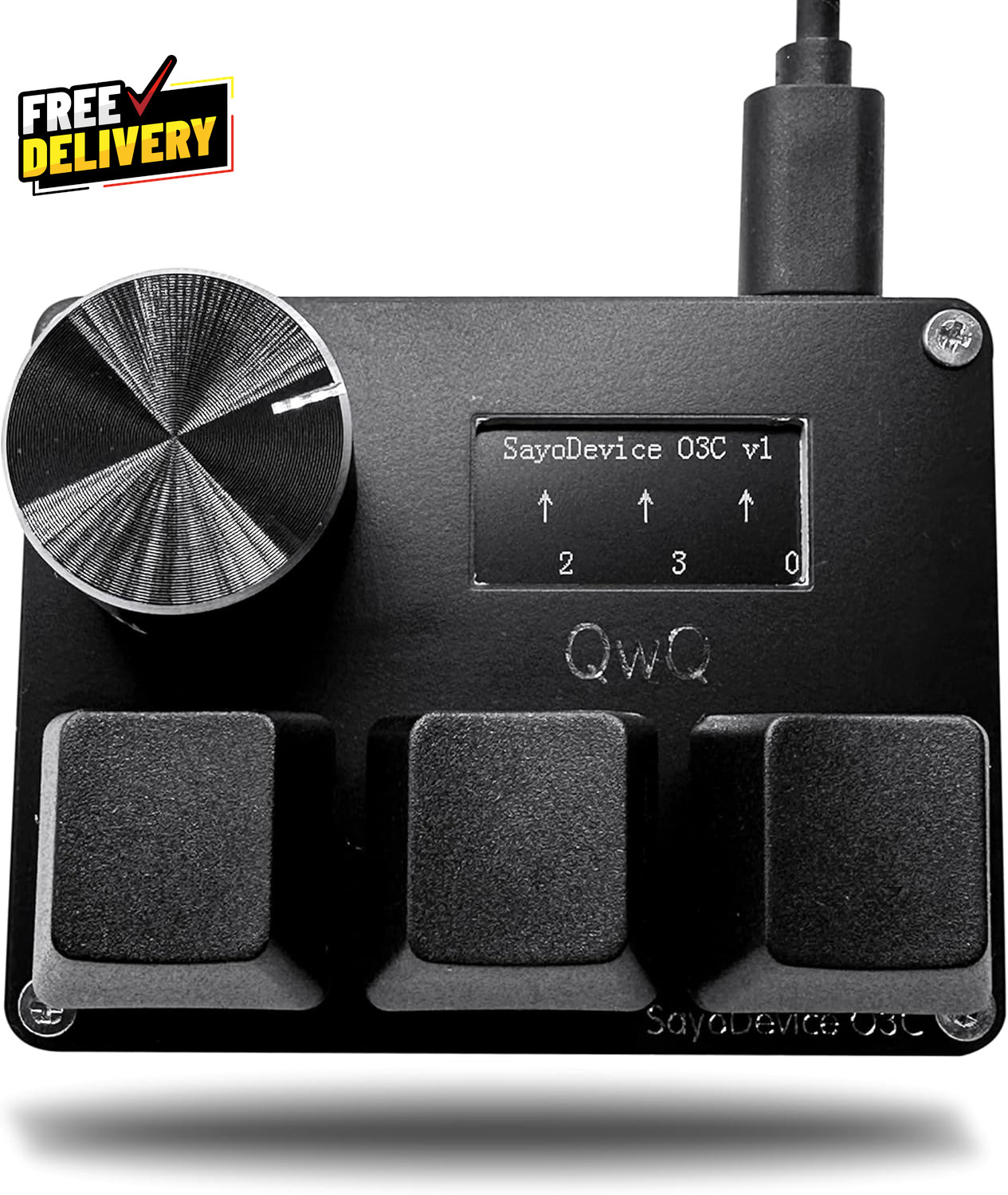 Sayodevice O3C OSU Keyboard Rapid Trigger Hall Switches Magnetic Linear Switc...