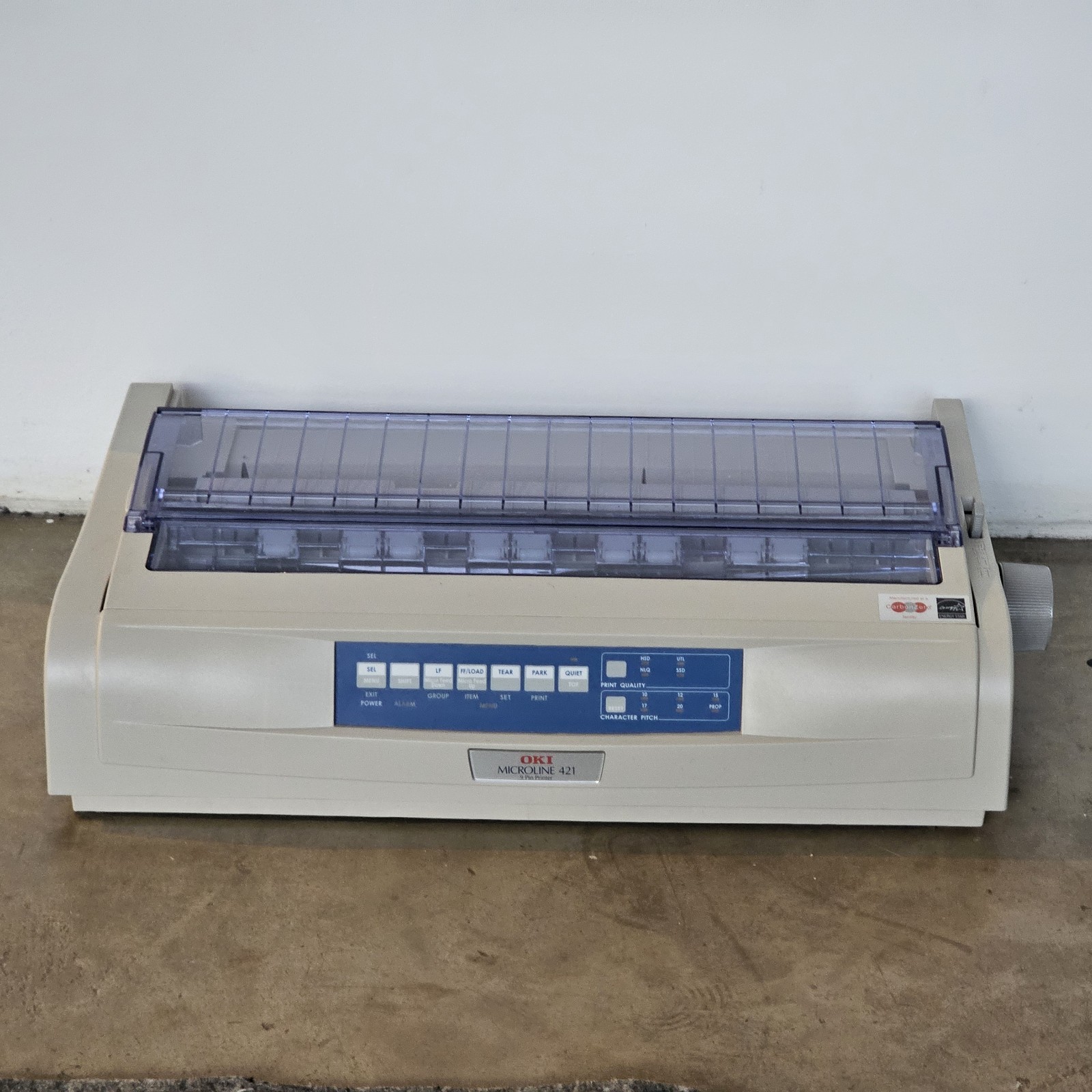 Oki MICROLINE 421 Workgroup 9-Pin Dot Matrix Printer
