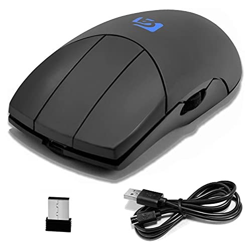Shengshou 3-Button Wireless Mouse Side Scroll for 3DCG CAD CAM Black Japan New
