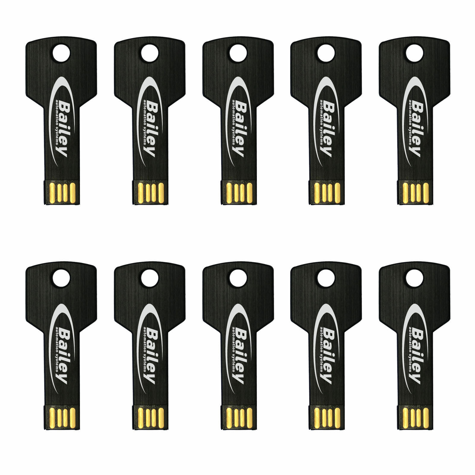 Lot 50PC 1/2/4/8/16GB Key Shaped USB Flash Drive Memory Stick U Disk Custom Logo