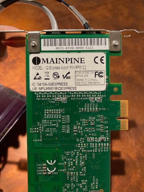 Mainpine Iq Express 4-port P/N: Rf5122