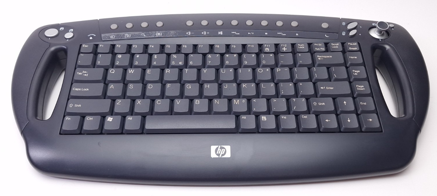 Vintage BTC Wireless Handheld Keyboard/Mouse 9019URF Keyboard Only No Receiver