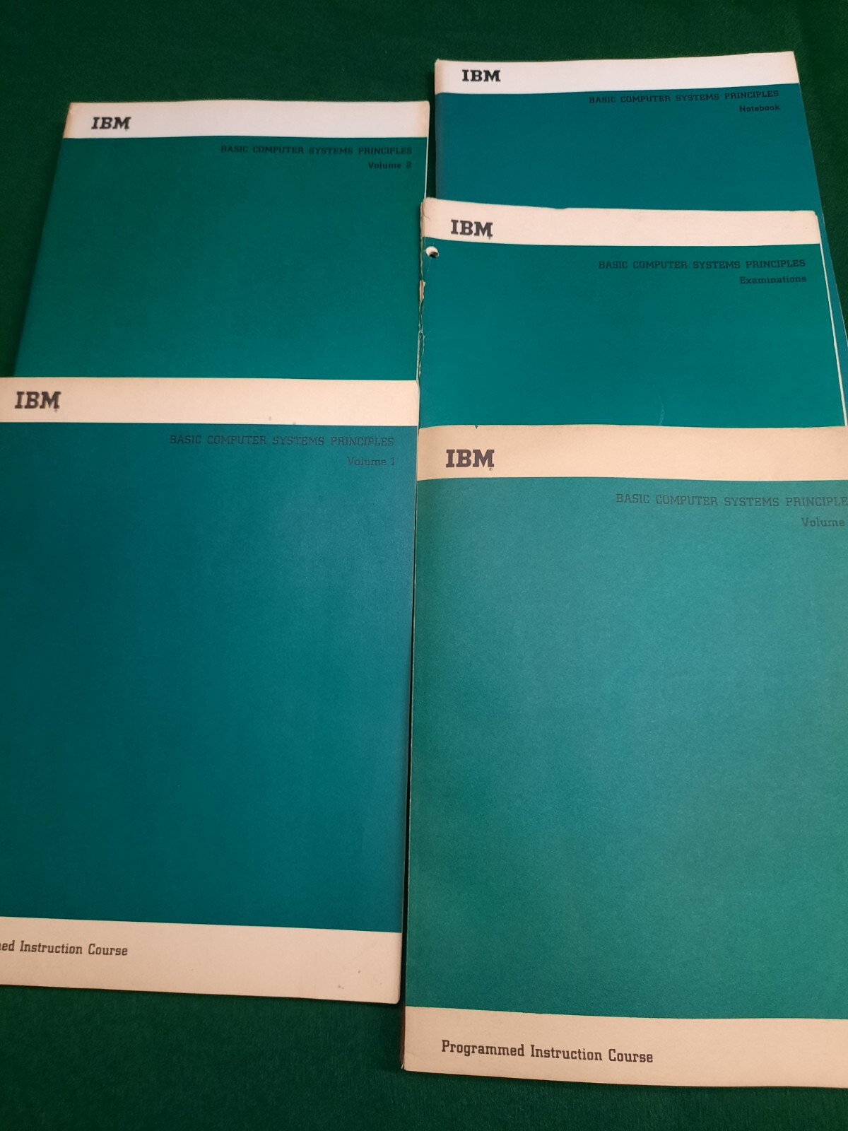 IBM 1964 Basic Computer Systems Principles Programmed Instruction Course 1,2,3